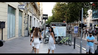 Une promenade a Marseille centre ville .. جولة في شوارع مدينة مرسيليا الفرنسية