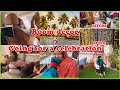 Room decor | going for a celebration | ibrahim family