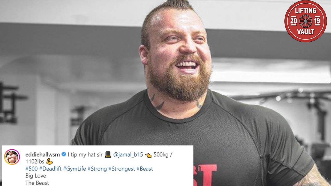 Eddie Hall Shows Respect For 500 kg Sumo Deadlift YouTube
