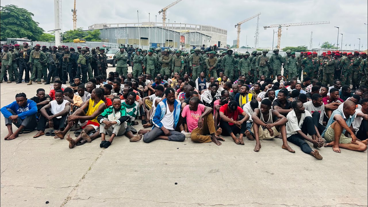 Urgent 🚨 115 suspects interpellés aux abords de l’aéroport : bouclage massif par FARDC et police 🔥🔥