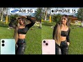 Samsung Galaxy A06 5G Vs IPhone 15 Camera Test Comparison 