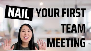 How To Have A Successful First Meeting With Your Team