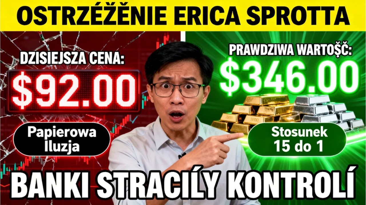 OSTRZEŻENIE ERICA SPROTTA: Matematyczna Pewność Srebra po 300 USD…