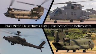 RIAT 2023 Departures Day | The best of the helicopters