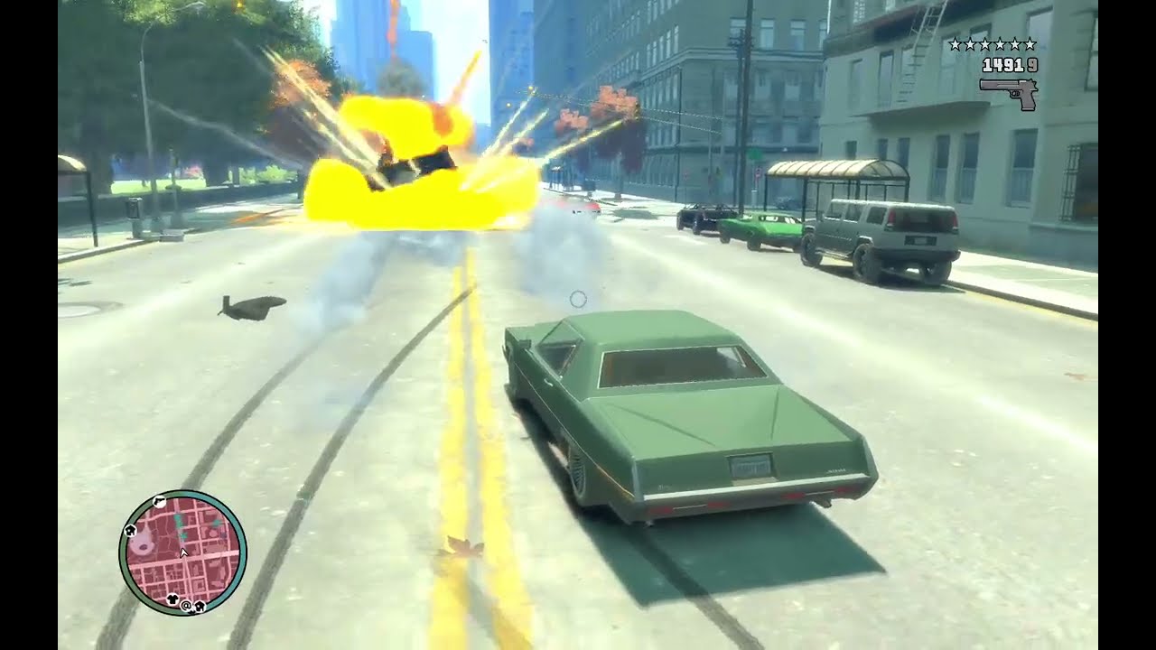 GTA IV 6 Star Wanted Level Rampage Ultimate Chaos against LCPD and Noose Team with a Heavy Bus Mod