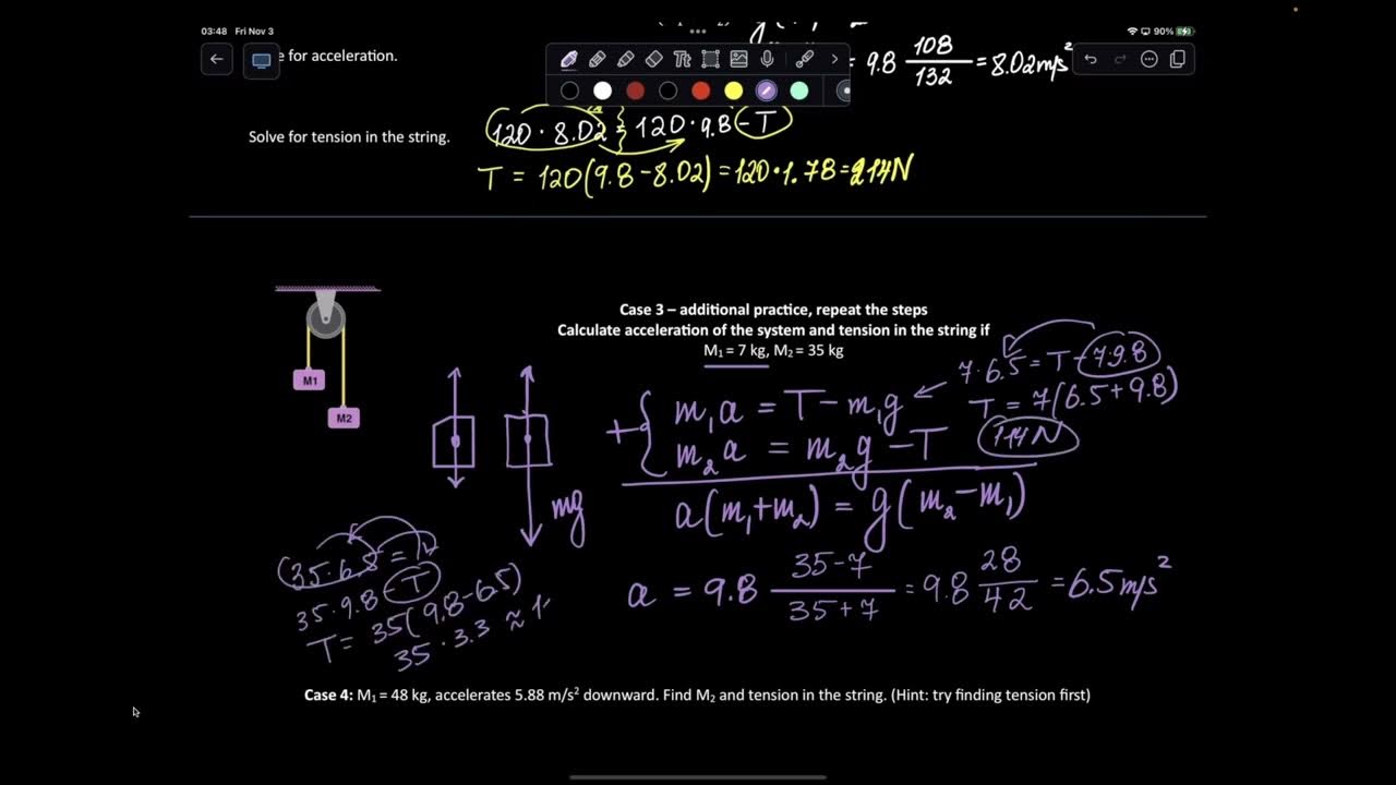Recap of the Atwood Machine Lab CP and Honors Physics 2023 YouTube