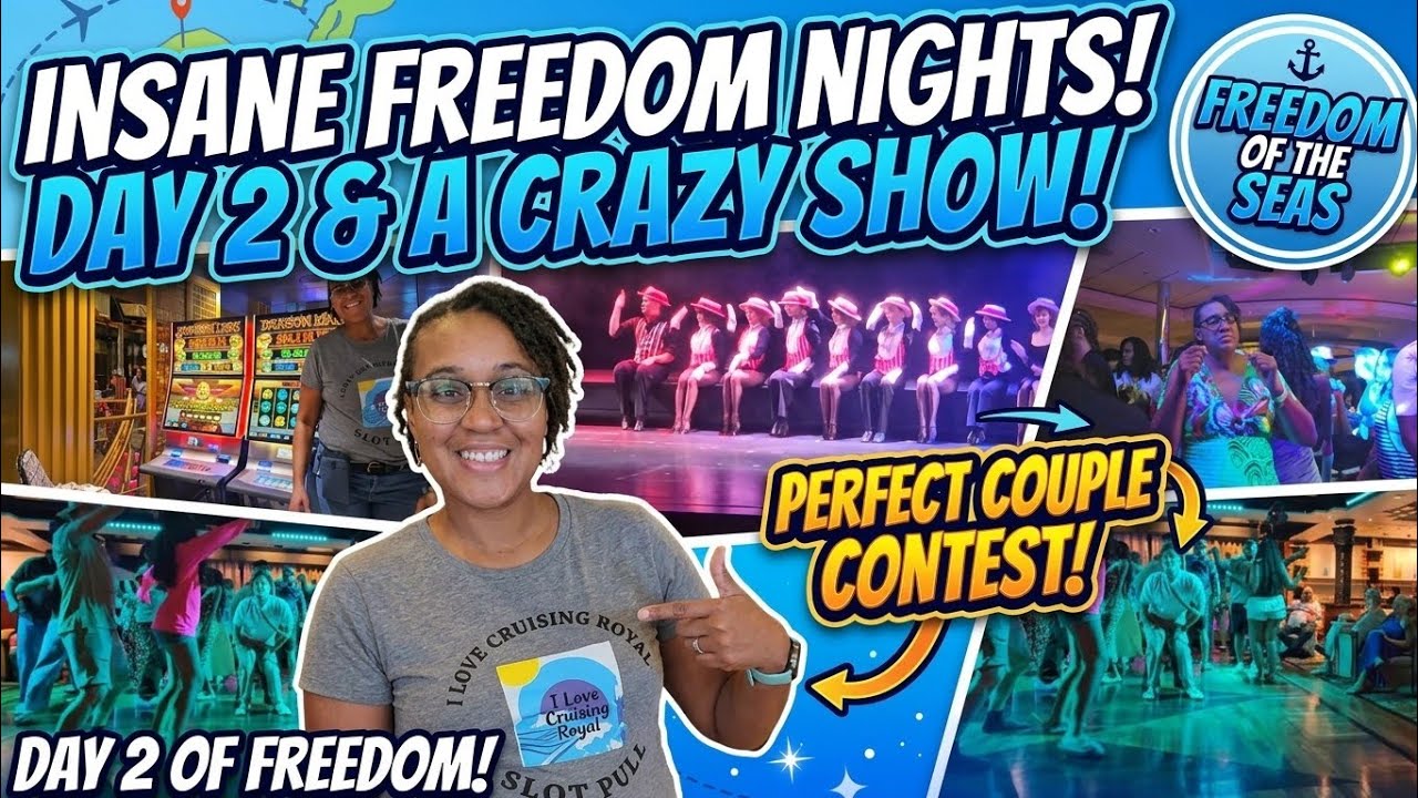 Day 2 On Freedom Of The Seas Was So Much Fun.  Check Out My Insane Experience 