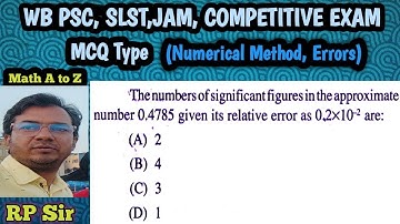 The number of significant figures in the approximate number 0.4785 given its relative error as 0.2×