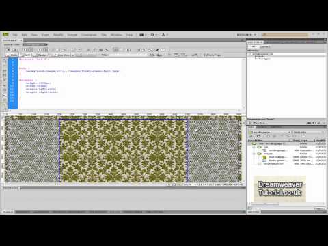 Scrolling Text Web Page in Dreamweaver CS4