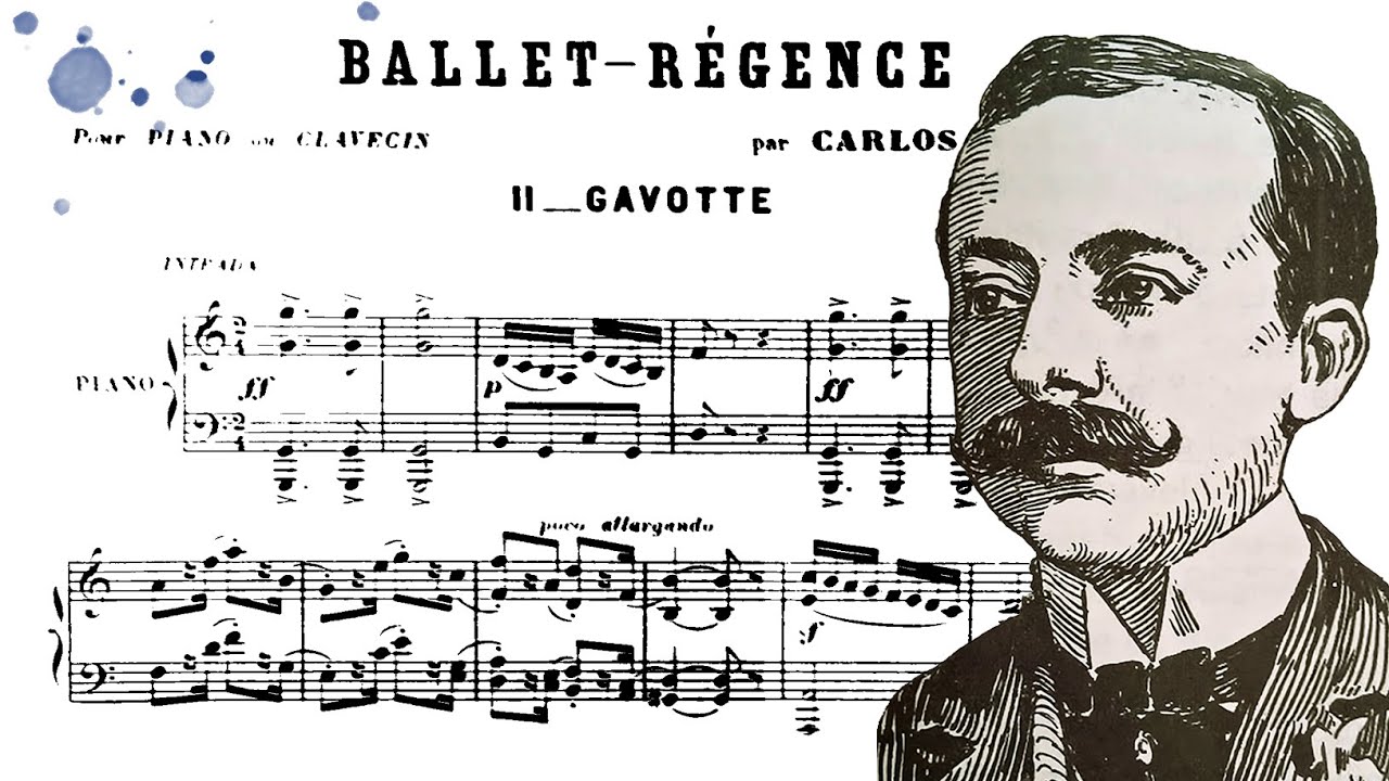 Carlos de Mesquita - Gavotte [Gavota] (No.2 de Ballet-régence) (Luis Kolodin, piano) 1ª grav.