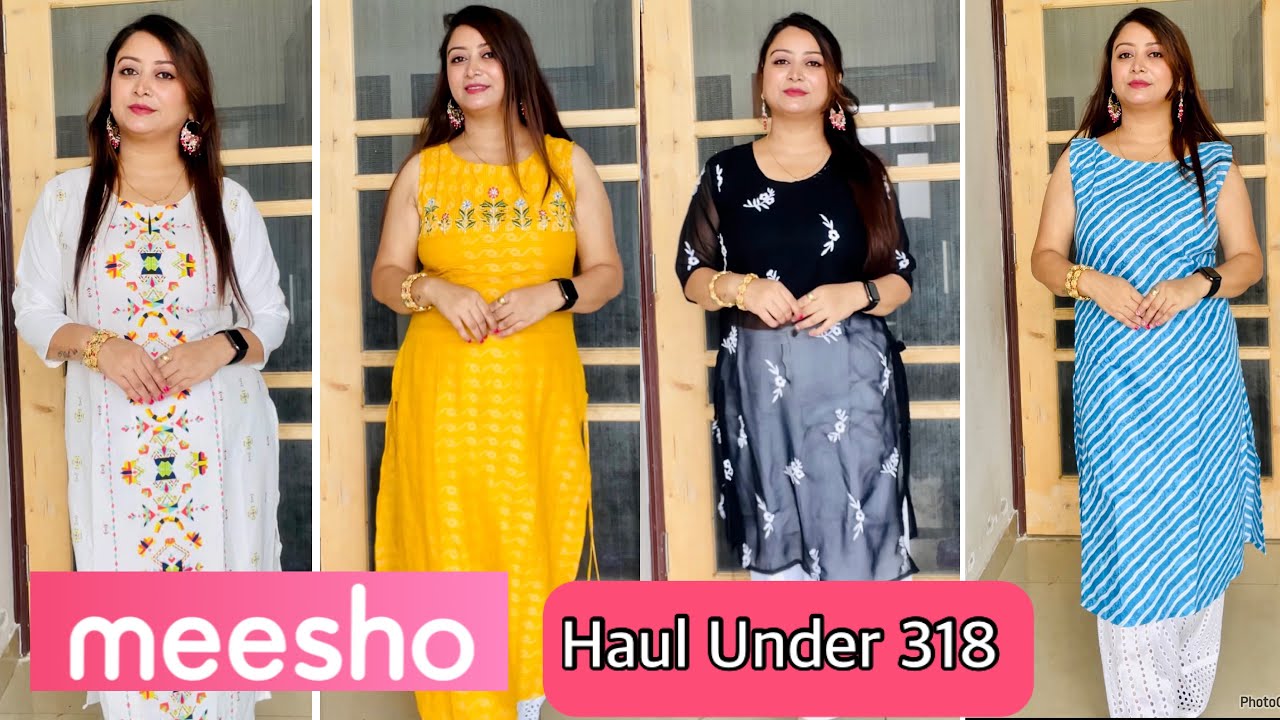 Meesho Kurti haul 170rs 🥳, cotton kurti