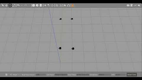 Reciprocal Velocity Obstacle concept with ROS and Gazebo
