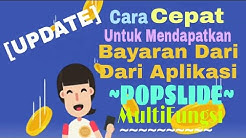 [TUTORIAL] Cara Cepat Mendapatkan Poin Atau Bayaran Dari Aplikasi ~POPSLIDE~ - Durasi: 3.41. 