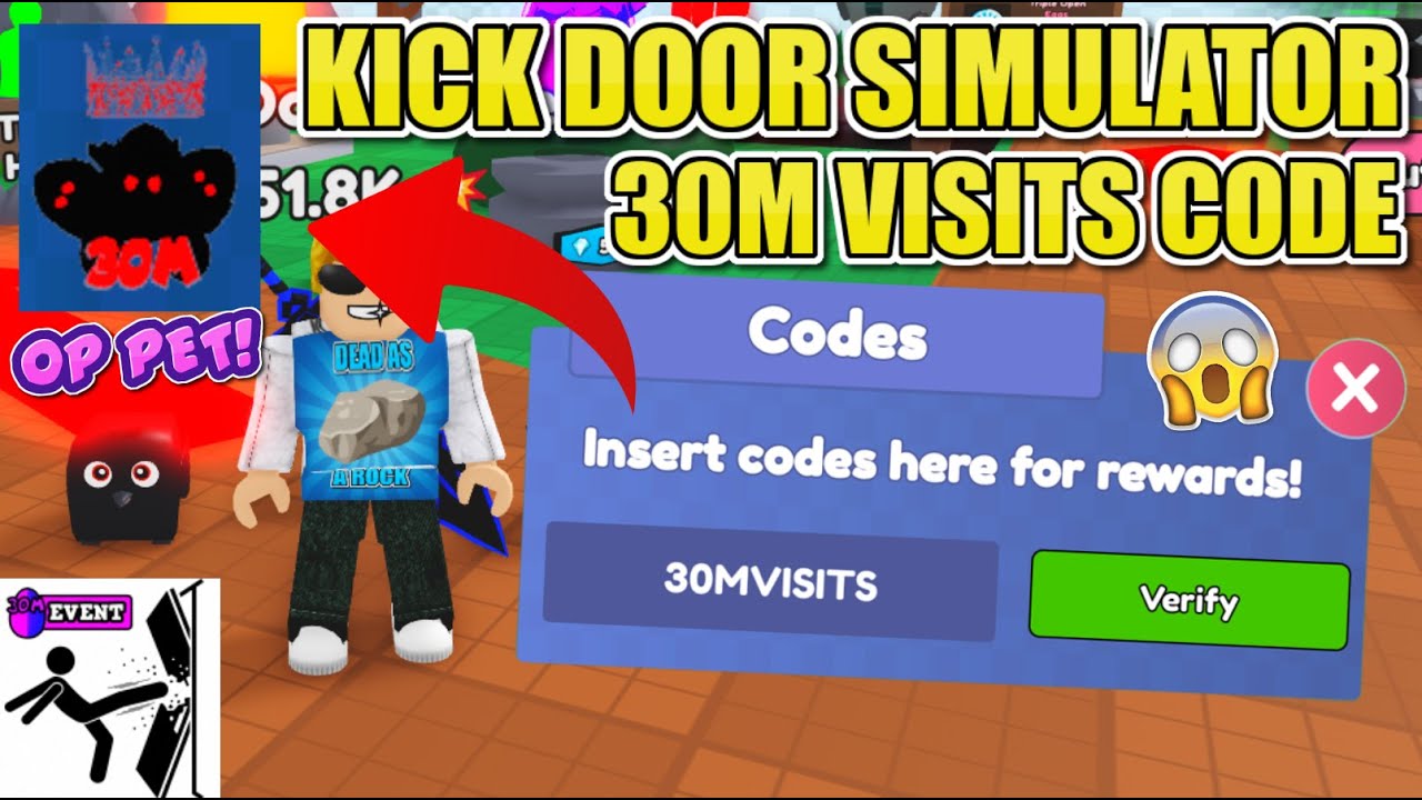 ALL* WORKING CODES IN KICK DOOR SIMULATOR!