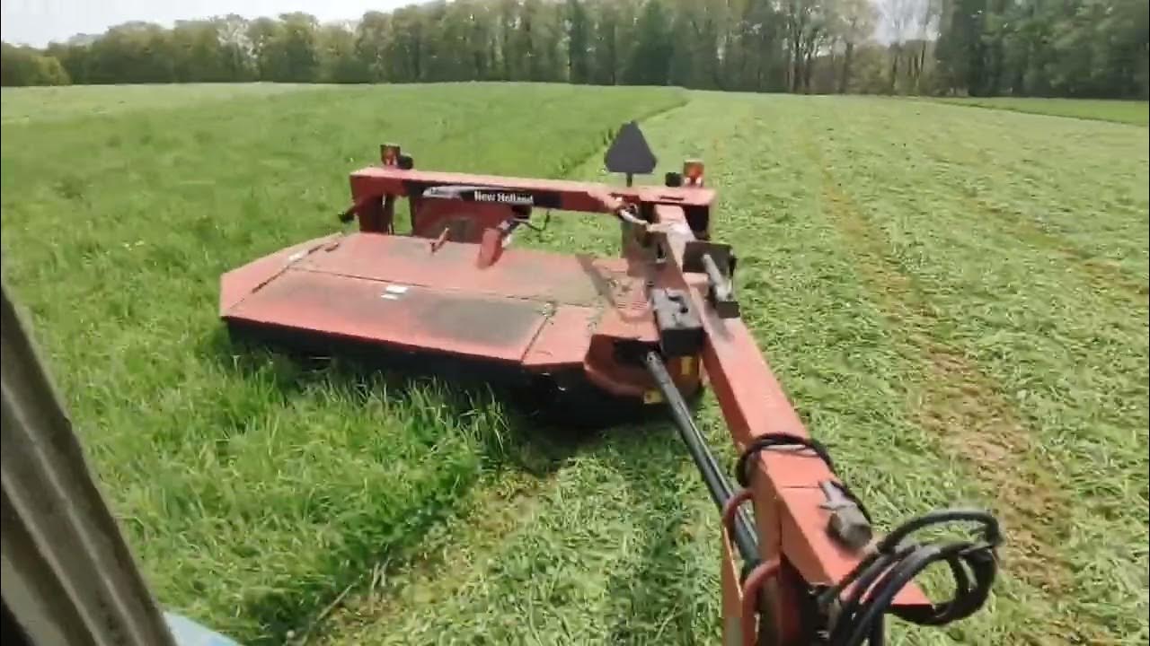 Testing out haying equipment - YouTube