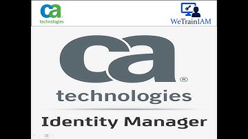 CA IdentityMinder Training