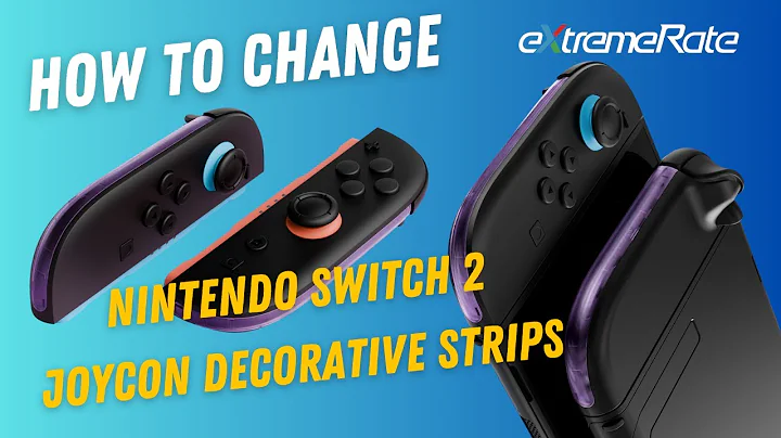 Nintendo Switch 2 JoyCon Decorative Strips Trim Installation Guide   eXtremeRate