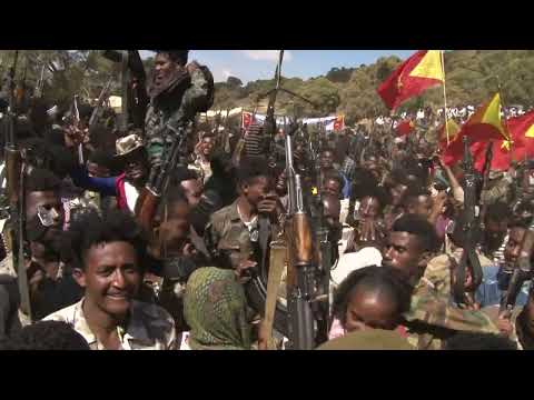 TDF -Tigray Interim Administration President Lt. Gen. Tadesse Woreda meets with the army.