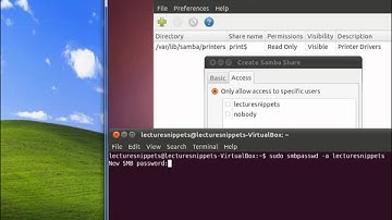 Ubuntu 10.10 Samba Password Protected Share