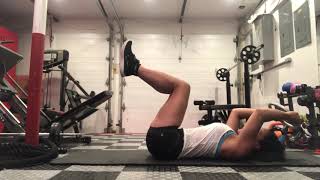 weighted bent knee crunches Update