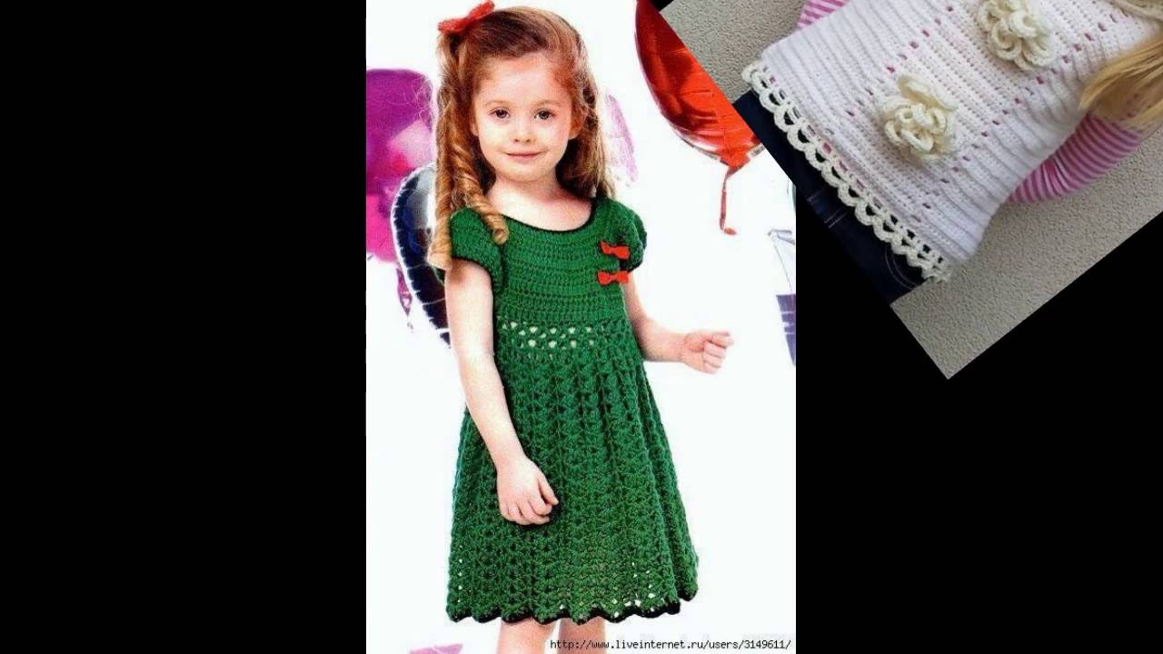 ROPA DE LANA Y HILOS PARA BEBES Y NIÑAS TEJIDOS A CROCHET - YouTube