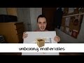 UNBOXING MATERIALES MANUALIDADES