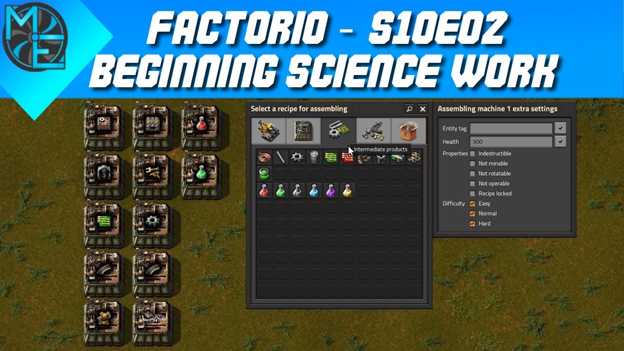 Factorio - S10E02 - Beginning Science Work - YouTube