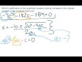 Quadratic Equations and Their Components