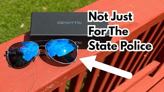ZENOTTIC #Polarized Aviator #Sunglasses for Men Carbon Fiber Temple Pilot Sun Mirrored #review