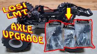 Losi LMT Solid axle monster truck Axle Upgrade. / 로시 LMT 솔리드 액슬 몬스터 트럭 차축 업그레이드.