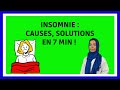 Insomnie  causes solutions pour sendormir rapidement vido de 7 min