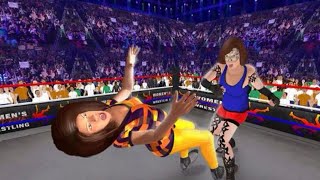 Girls Wrestling Revolution Stars Women Fighting 3D Video screenshot 5