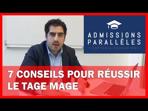 TAGE MAGE - 7 conseils pour réussir - Le Grand Manuel du TAGE MAGE - N°1 des VENTES