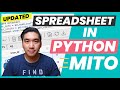 How to effortlessly work with spreadsheets in Python using MITO