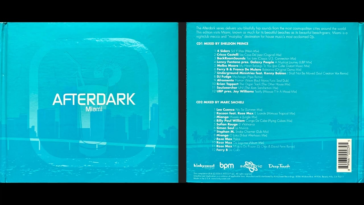 Afterdark, Miami (2006) (Disc 1) (Classic House Mix Album) [HQ]