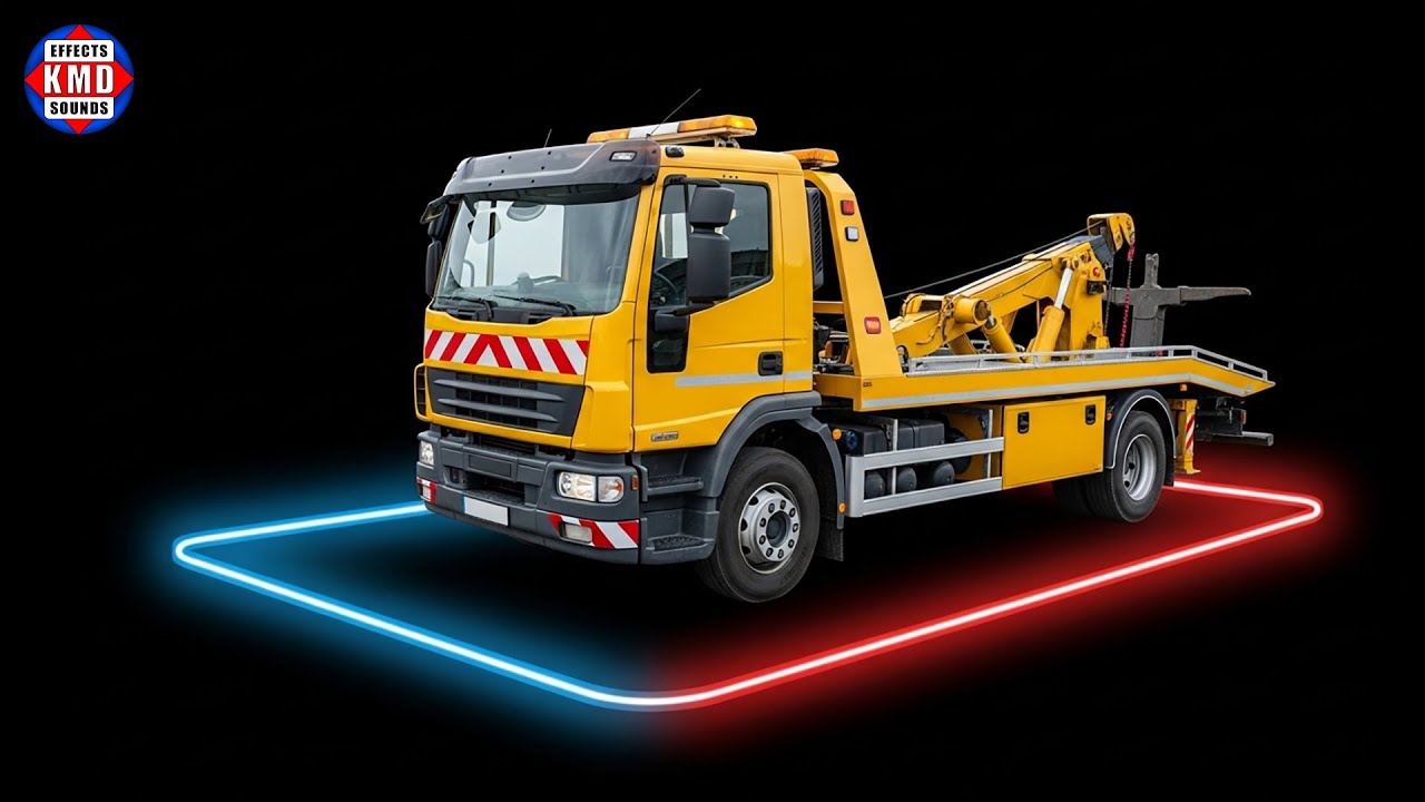 🎶 TOW TRUCK SOUND - VEHICLE SOUNDS - The Best Sound Effects