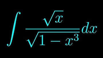 Integral of sqrt(x)/sqrt(1 - x^3)