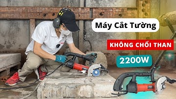 Máy Cắt Rãnh Tường 1 Lưỡi Không Chổi Than Tableau 6836 | Cắt Tường Siêu Nhanh Với Công Suất 2200W