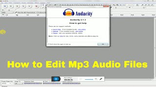 How to Edit Mp3 Audio Files