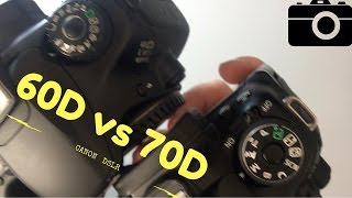 CANON 60D vs 70D| DSLR Comparison | Image quality, video settings,RAW design