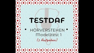 TestDaf | Hörverstehen (1) | Musterprüfung | NEU