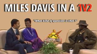 Miles Davis breaks the format and makes it hilarious
