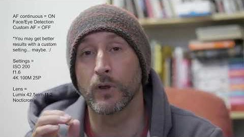 GH5 new firmware (V2.0) Autofocus test (face tracking)