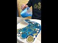 Natural Wood Slices Epoxy Coffee Table
