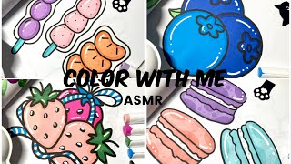 | Color With Me! Relaxing ASMR Coloring Sounds using Ohuhu & Caliart Markers