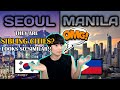 Korean reacts to SEOUL & MANILA | South Korea and Philippines | Lazisoo