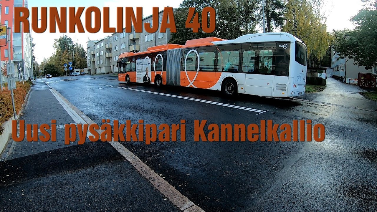 HSL Runkolinja 40 uusi pysäkkipari