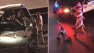 2 Suspects In Custody Following 2 Separate Police Chases In Socal