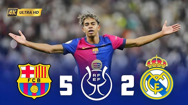 A historic night for Barcelona 🤯🔥 » Barcelona and Real Madrid 5-2 😱 Super Cup Final 2025 » 4k