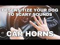 Dog Desensitization Sounds for Dogs &amp; Puppies: Car Horns